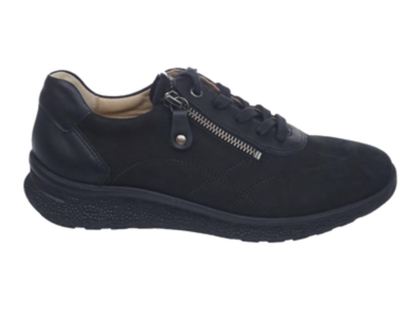 Hartjes Rap – Black Velour Nappa (K Width)
