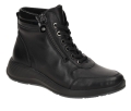 Waldläufer Kaela – Black Soft Leather Ankle Boot (K Width)